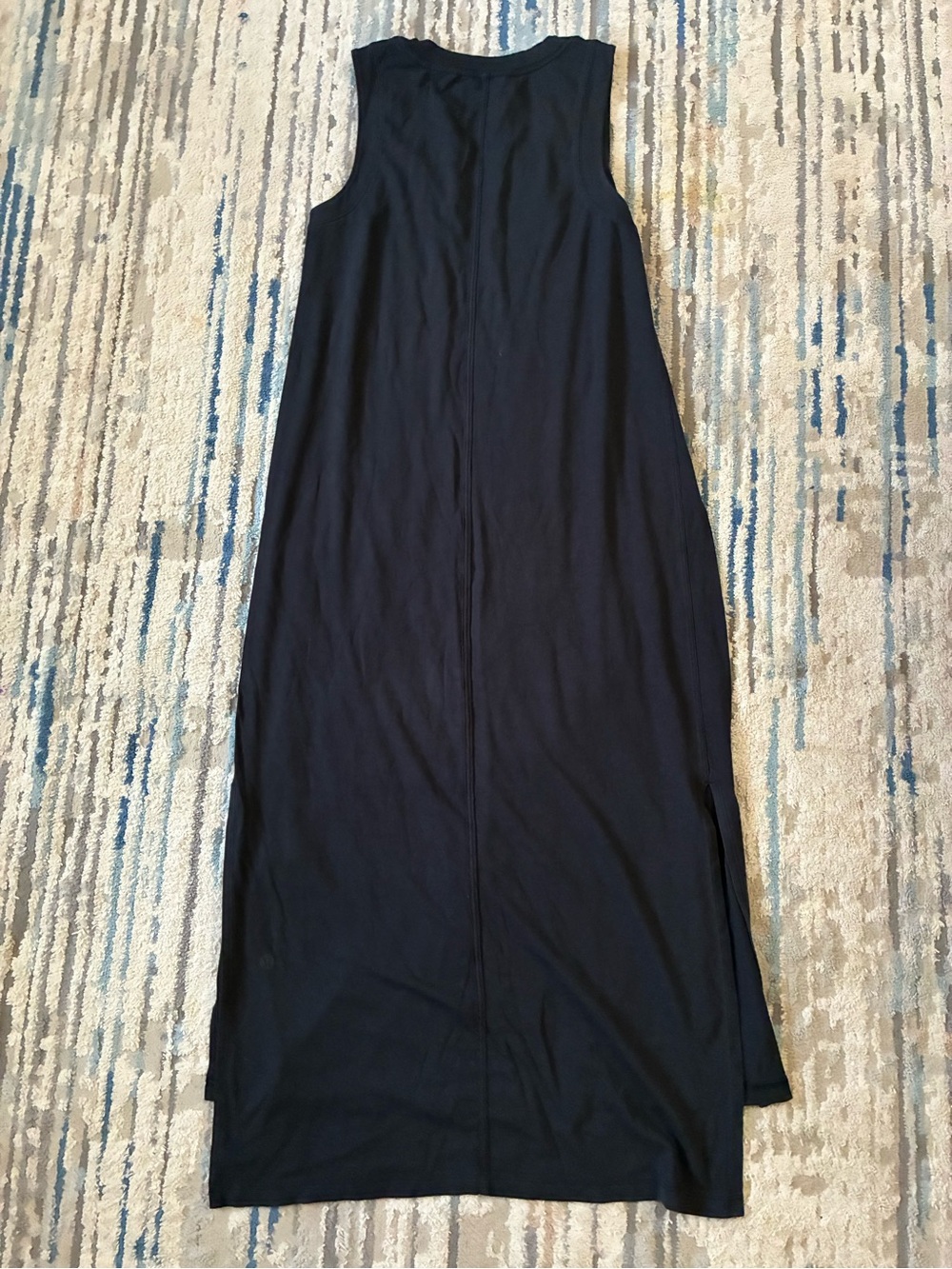 Lululemon All Yours Tank Maxi Dress Black Size 6 Flaw